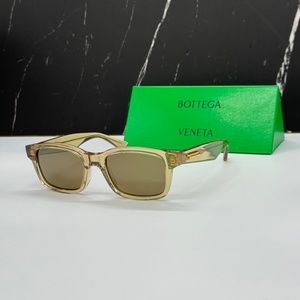 NEW BV1146S 004 BOTTEGA VENETA BROWN BRONZE UNISEX BOTTEGA VENETA SUNGLASSES